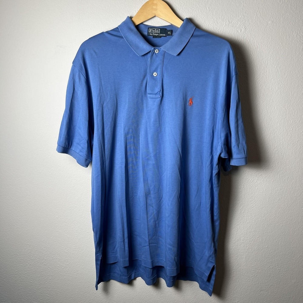Polo Ralph Lauren Polo Shirt‎ Mens XL Classic Fit Short Sleeve Pony Embroidered
